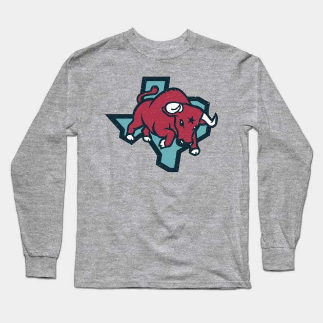 Vintage Houston Texans Long Sleeve T-Shirt by Carl Cordes